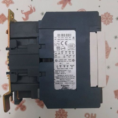 Ρελέ ισχύος 37kW 125A μεταχειρισμένο με 2 βοηθητικές επαφές