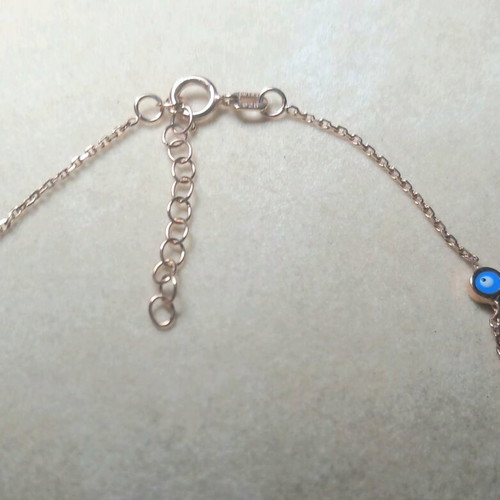 Silver Gold-Plated Anklet Chain