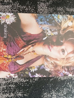 Double-sided poster like new with Shakira, Westlife, Dima Bilan