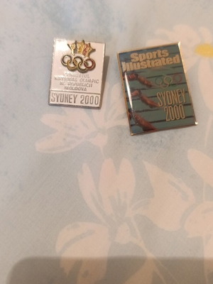 Σετ 2 συλλεκτικά pins Ολυμπιακοί Αγώνες Σίδνεϊ 2000 σαν καινούργιο