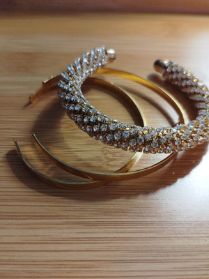 Gold bracelets set of three new