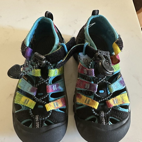 Keen kids waterproof sandals size 29, like new, multicolor