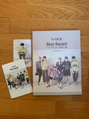 VIXX album Boys' Record in excellent condition with Ken photocard