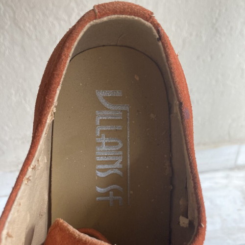 Villains SF Orange shoes used size 43.5 moccasins