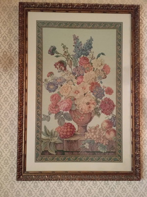Gobelin tapestry Pensee by GRH like new, 90x130 cm
