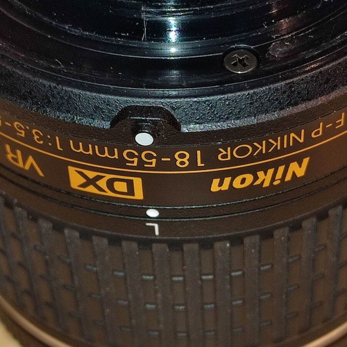 Nikon AF-P 18-55 VR lens like new