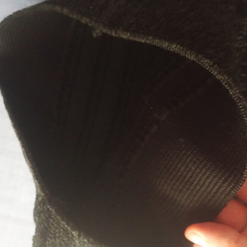Black knitted skirt with elastic waist like new