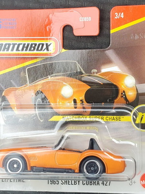 Matchbox Super Chase Ford Mustang Shelby Cobra σφραγισμένο