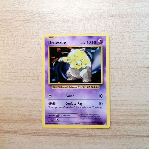 Drowzee Evolutions 2016 Pokémon Card Near Mint Common 49/108