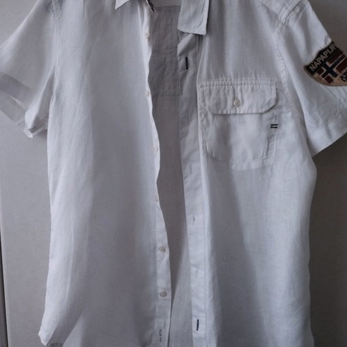 Napapijri men's shirt white size M used