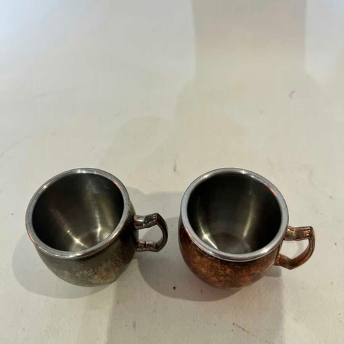Moscow Mule Cups set of 2 used vintage 4.5x6x4 cm