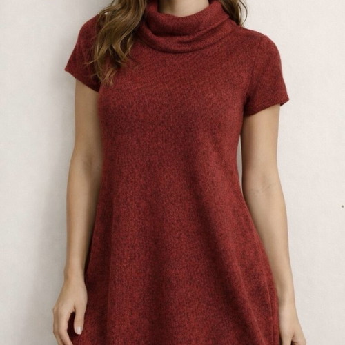 Warm red dress size S like new