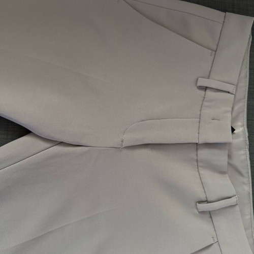 Benetton pants gray straight fit like new, size XS