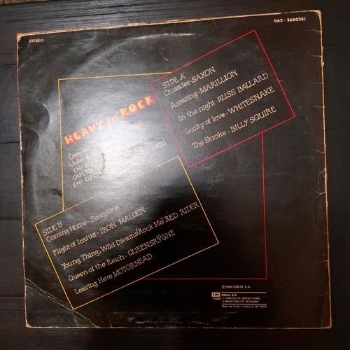 Heavy n' Rock vinyl LP used, metal compilation