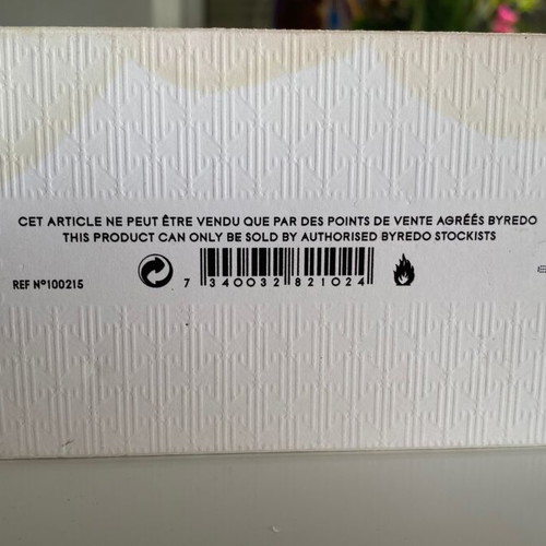 Eleventh Hour Byredo perfume 100ml like new, eau de parfum