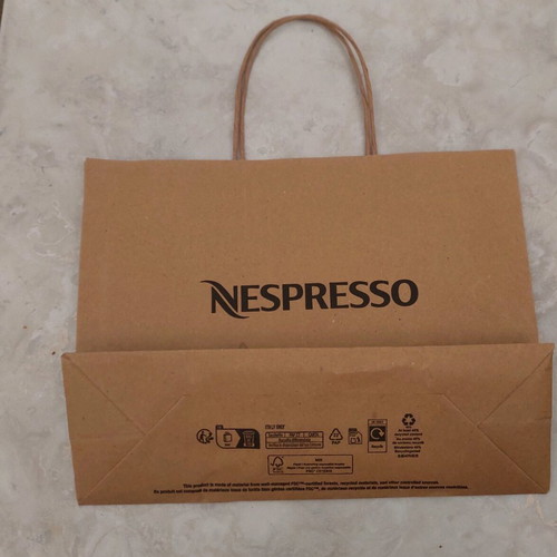 Nespresso What Else paper bag new