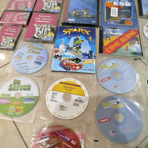 CDs and cassettes from old English books