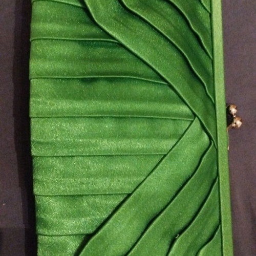 A-Cold-Wall green fabric shoulder bag with chain, new