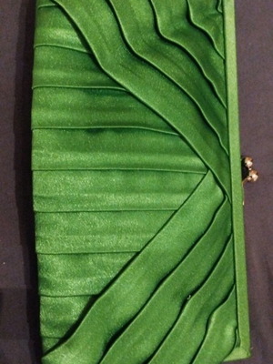 A-Cold-Wall green fabric shoulder bag with chain, new