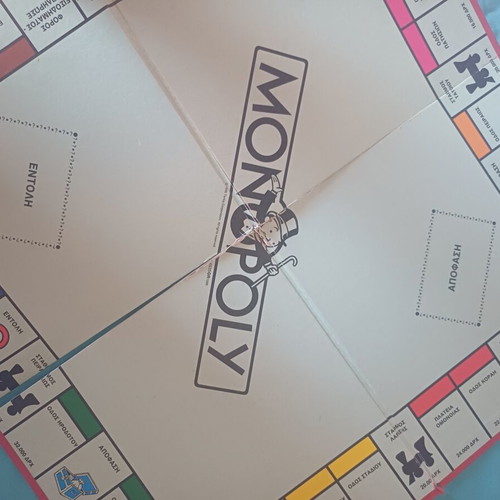 Monopoly Classic Greek Edition Board Game in Drachmas