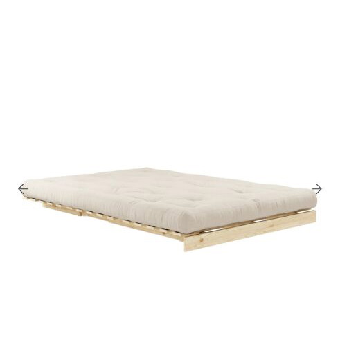 Futon sofa bed, pine wood, multifunctional
