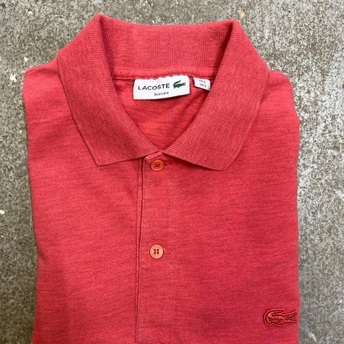 Lacoste Polo shirt red size S