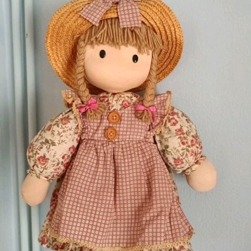 Cloth doll like new, 0.62 meters