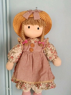 Cloth doll like new, 0.62 meters