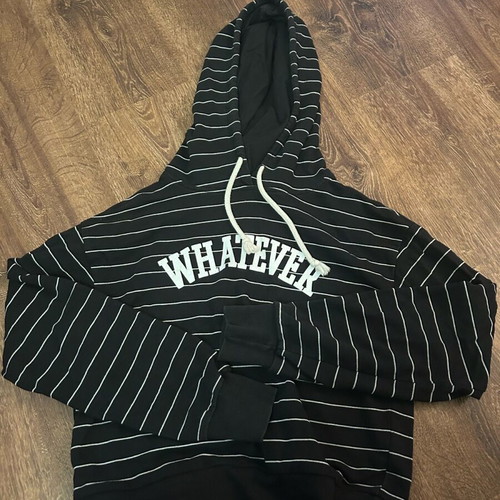 H&M sweatshirt like new, size XS, black and white