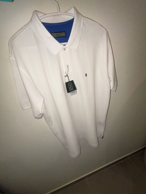 The Bostonians polo new, men's size L, white