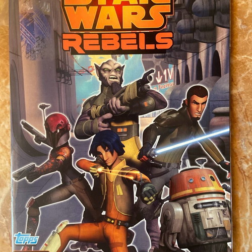 Panini Star Wars Rebels album like new with complete set