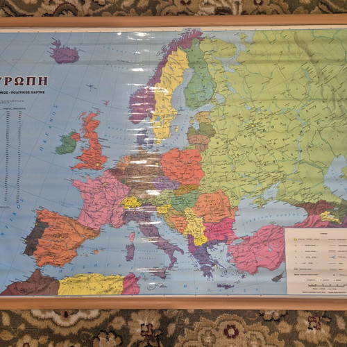 School Hanging Map new from old bookstore stock