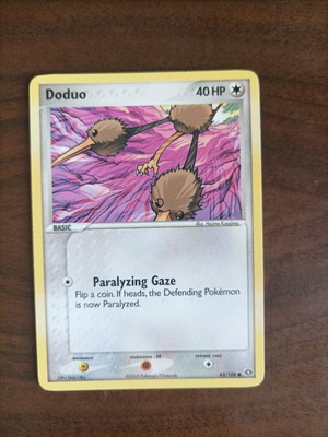 Doduo αυθεντική κάρτα Pokemon
