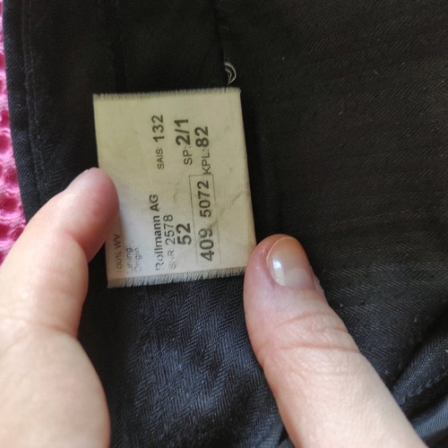 Suit pants like new, size 52, dark blue
