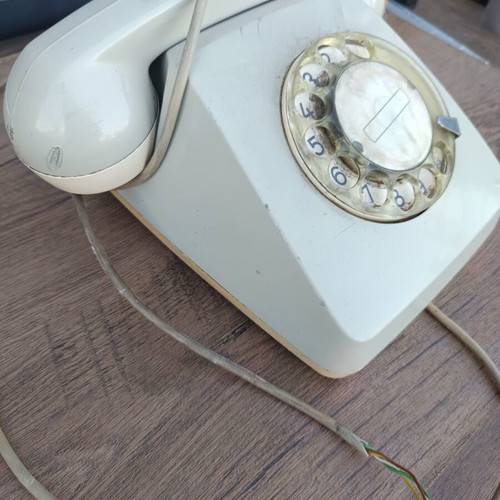 Vintage OTE rotary dial telephone, 1970s