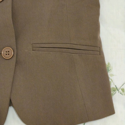 Hype brown open jacket like new, size S