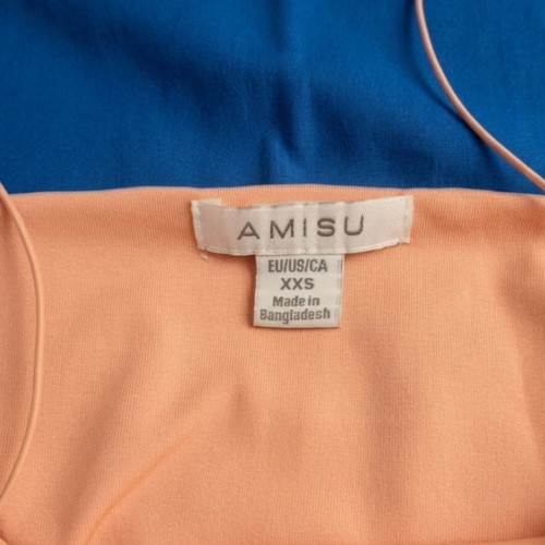 Women's top like new, apricot-orange color, size XXS