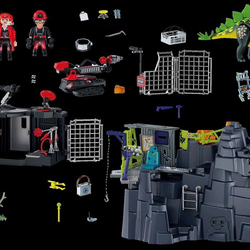 Playmobil 70623 Dino Rise Dino Rock like new with missing parts