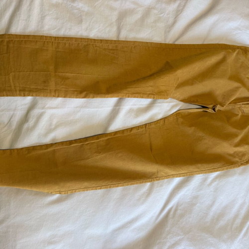 Zara pants like new, size M, brown-yellow