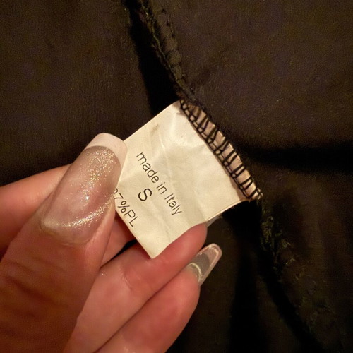 Satin corset like new, black, size S