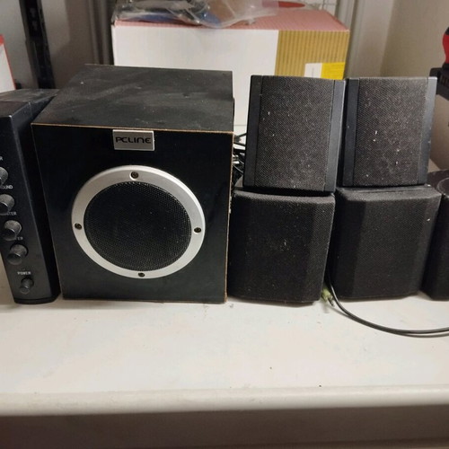 PC Line 5.1 Stereo Speakers, 9W Real Music