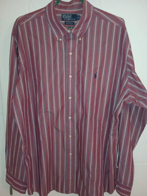 Ralph Lauren Polo striped shirt size XL like new