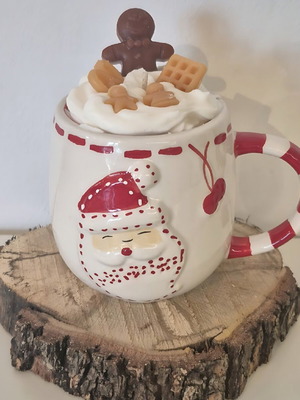 Christmas mug new with melomakarono scented candle
