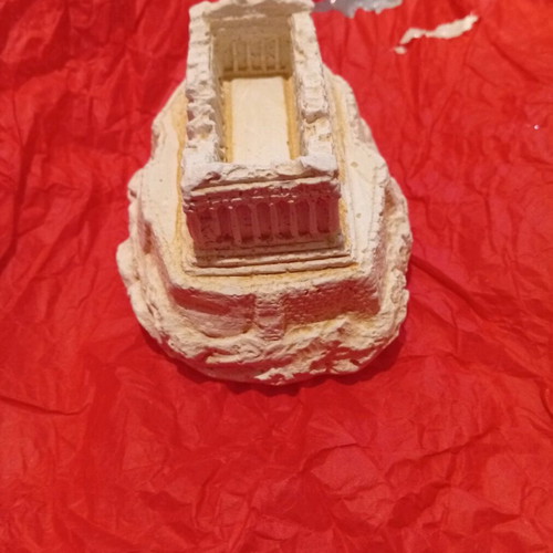 Parthenon souvenir model new, stone-like material