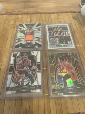 Euroleague Panini Mix premier level cards like new with patch and numbering