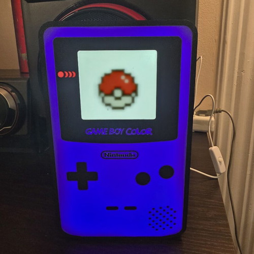 Gameboy light box 3D printed, like new