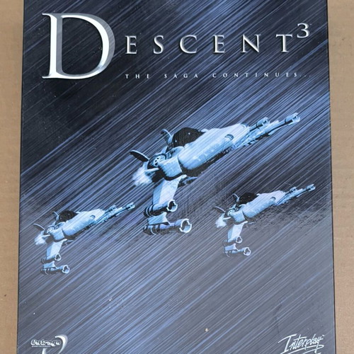 Descent 3 The Saga Continues PC CD-ROM like new, Big Box