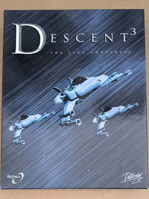 Descent 3 The Saga Continues PC CD-ROM like new, Big Box