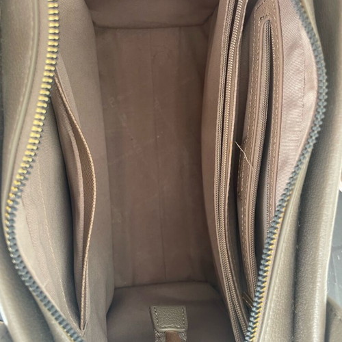 David Jones shoulder bag used with inner pockets and base supports