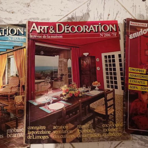 Embroidery and art magazines used, pack of 9 plus vintage martial arts magazine gift